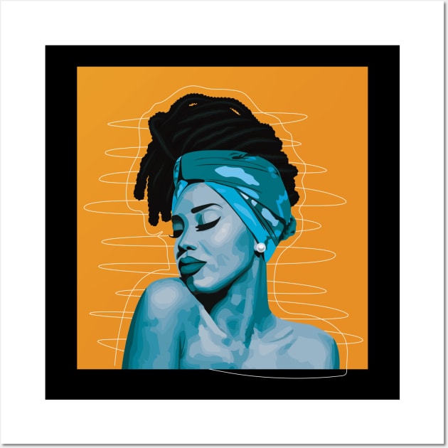 Styled African Beauty Wall Art by EJgraphics